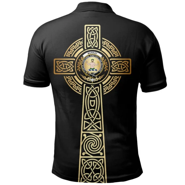 Murray (of Athole) Clan Polo Shirt, Scottish Tartan Murray (of Athole) Clans Polo Shirt Tree Of Life Style - Image 2