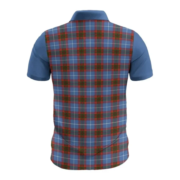 Tartan Polo, Pennycook Plaid Mens Polo Shirt - Image 2