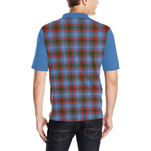 Tartan Polo, Pennycook Plaid Mens Polo Shirt - Image 4