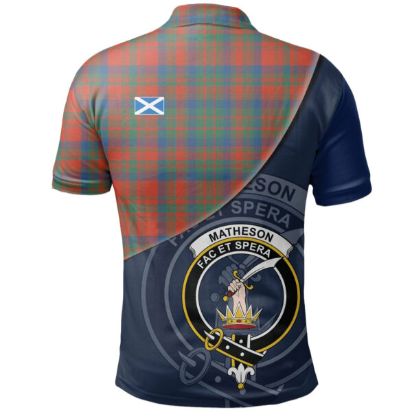 Matheson Ancient Clan Polo Shirt, Scottish Tartan Matheson Ancient Clans Polo Shirt - Image 2