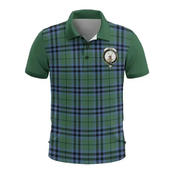 Tartan Polo, Keith Plaid Mens Polo Shirt