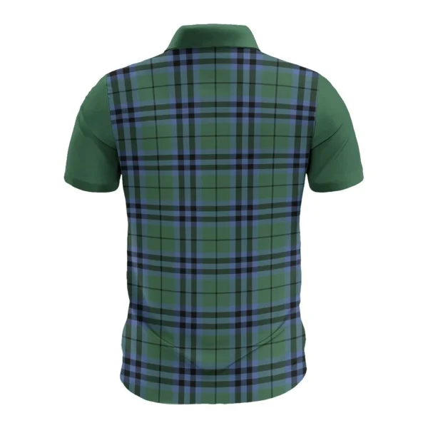 Tartan Polo, Keith Plaid Mens Polo Shirt - Image 2