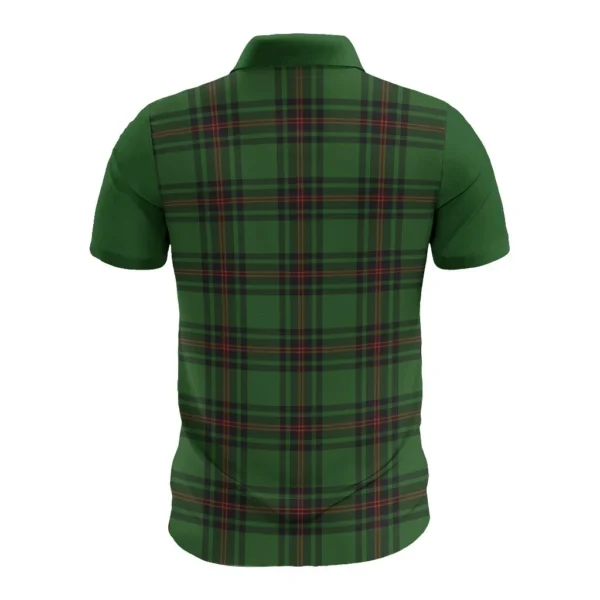 Tartan Polo, Halkerston Plaid Mens Polo Shirt - Image 2