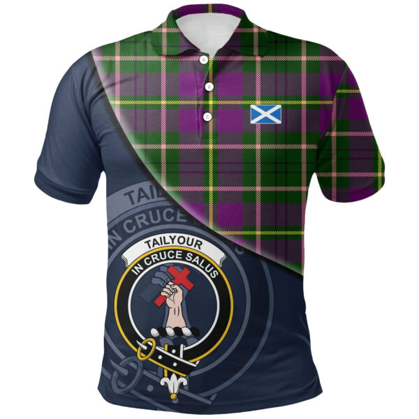 Tailyour Clan Polo Shirt, Scottish Tartan Tailyour Clans Polo Shirt