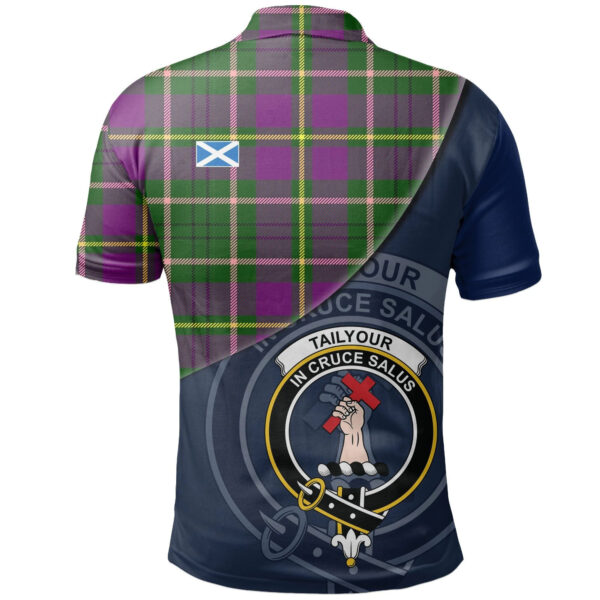 Tailyour Clan Polo Shirt, Scottish Tartan Tailyour Clans Polo Shirt - Image 2