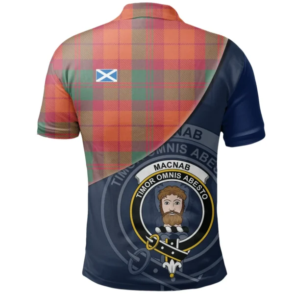 MacNab Ancient Clan Polo Shirt, Scottish Tartan MacNab Ancient Clans Polo Shirt - Image 2