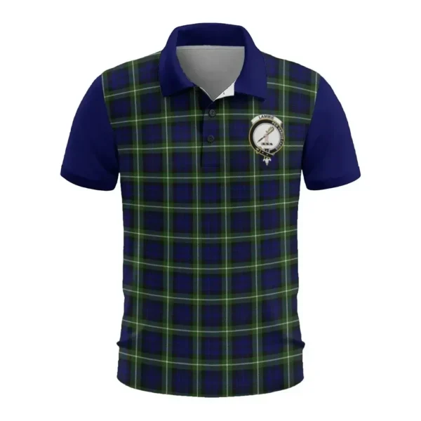 Tartan Polo, Lammie Plaid Mens Polo Shirt