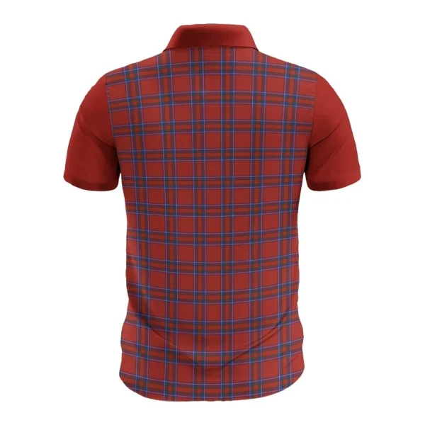 Tartan Polo, Rait Plaid Mens Polo Shirt - Image 2