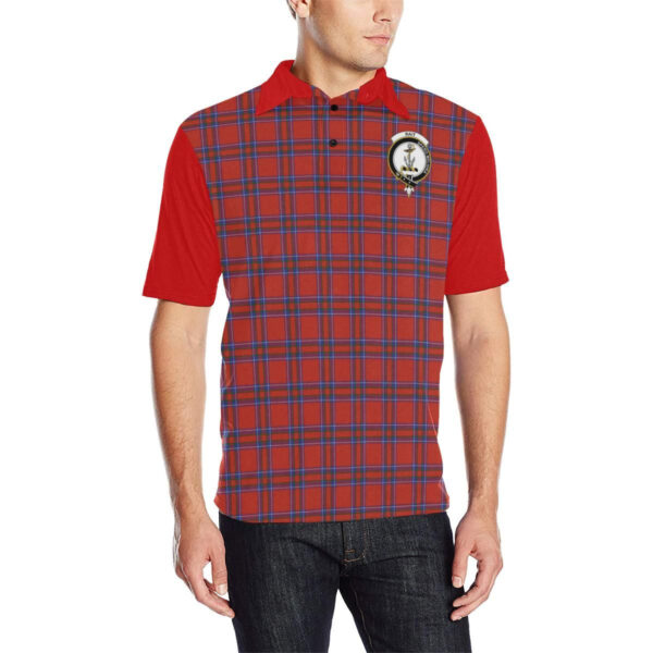 Tartan Polo, Rait Plaid Mens Polo Shirt - Image 3