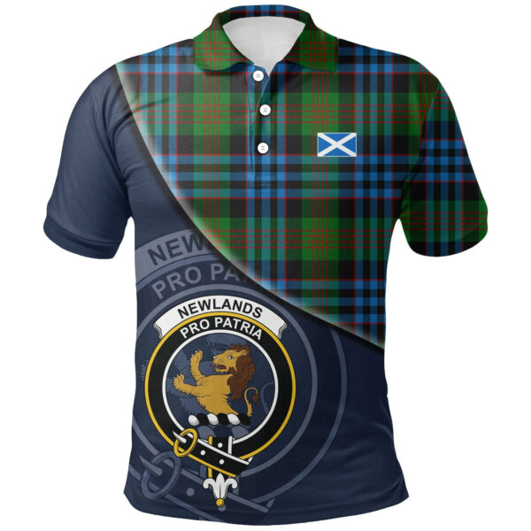 Newlands of Lauriston Clan Polo Shirt, Scottish Tartan Newlands of Lauriston Clans Polo Shirt