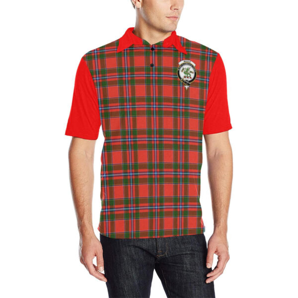 Tartan Polo, Maule Plaid Mens Polo Shirt - Image 3