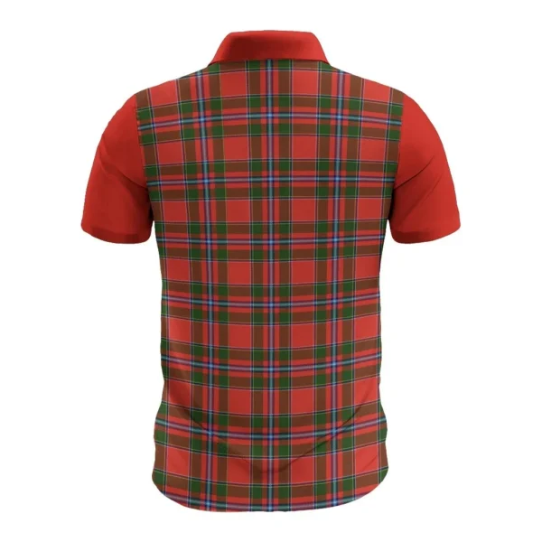 Tartan Polo, Maule Plaid Mens Polo Shirt - Image 2