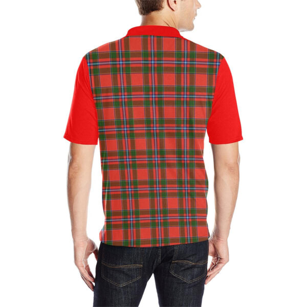 Tartan Polo, Maule Plaid Mens Polo Shirt - Image 4