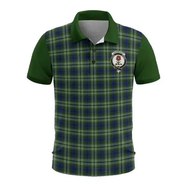 Tartan Polo, Learmonth Plaid Mens Polo Shirt