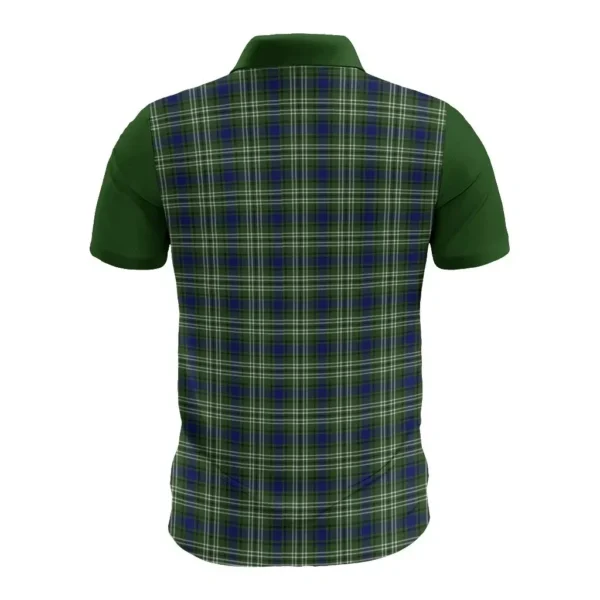 Tartan Polo, Learmonth Plaid Mens Polo Shirt - Image 2