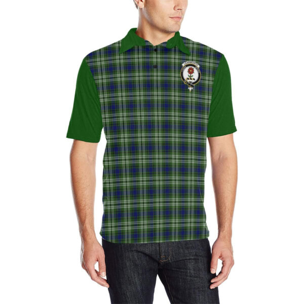 Tartan Polo, Learmonth Plaid Mens Polo Shirt - Image 3