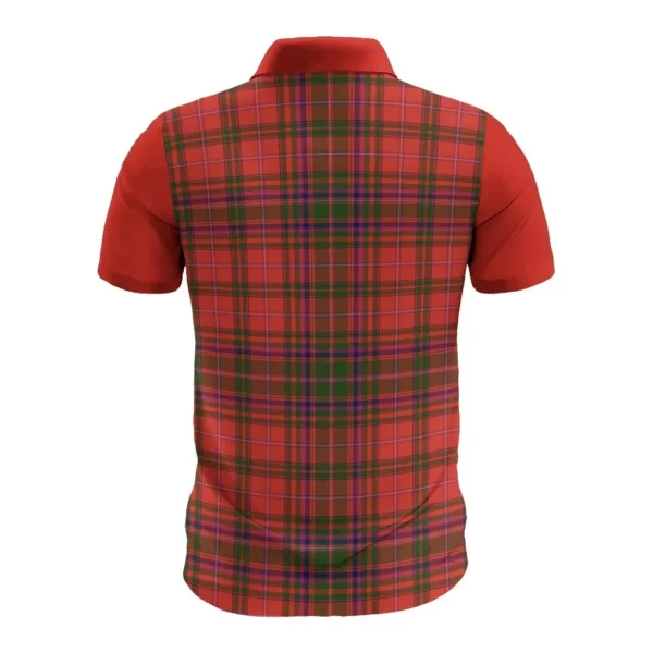 Tartan Polo, MacDougall Plaid Mens Polo Shirt - Image 2