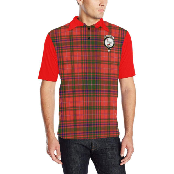 Tartan Polo, MacDougall Plaid Mens Polo Shirt - Image 3