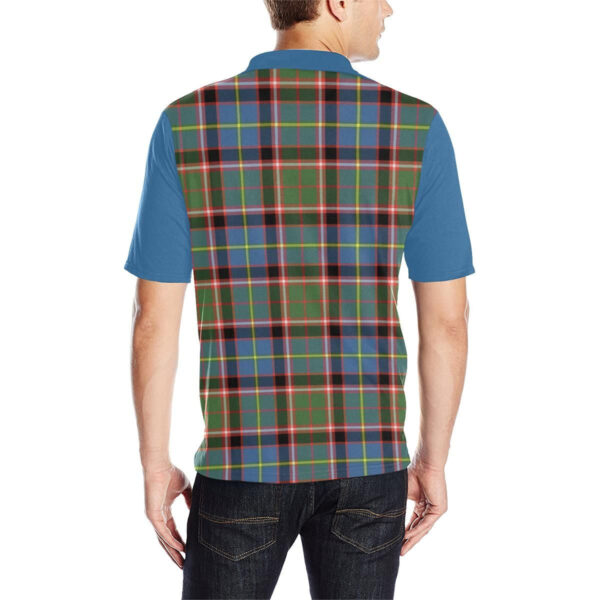 Tartan Polo, Norvel Plaid Mens Polo Shirt - Image 4