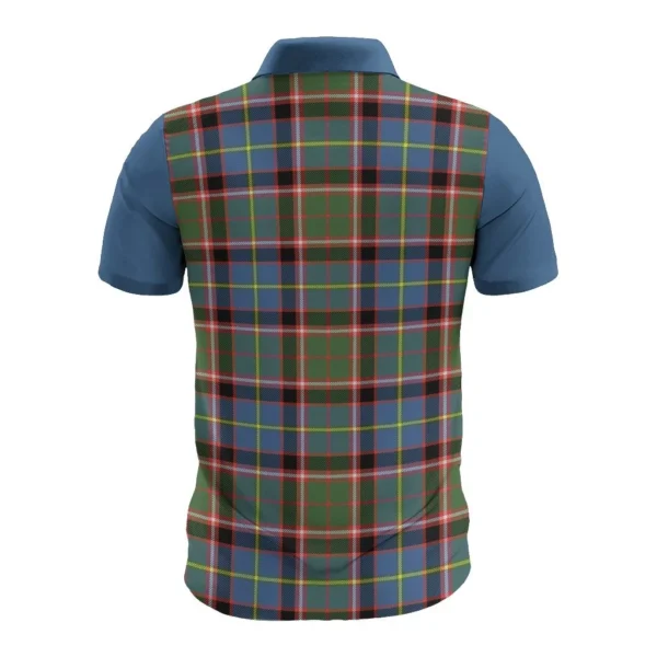 Tartan Polo, Norvel Plaid Mens Polo Shirt - Image 2