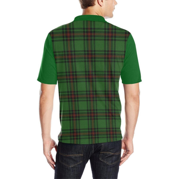 Tartan Polo, Halkerston Plaid Mens Polo Shirt - Image 4