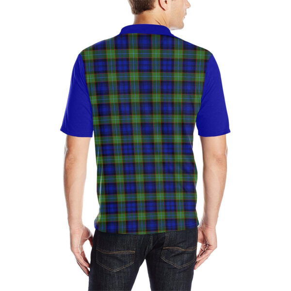 Tartan Polo, Sempill Plaid Mens Polo Shirt - Image 2