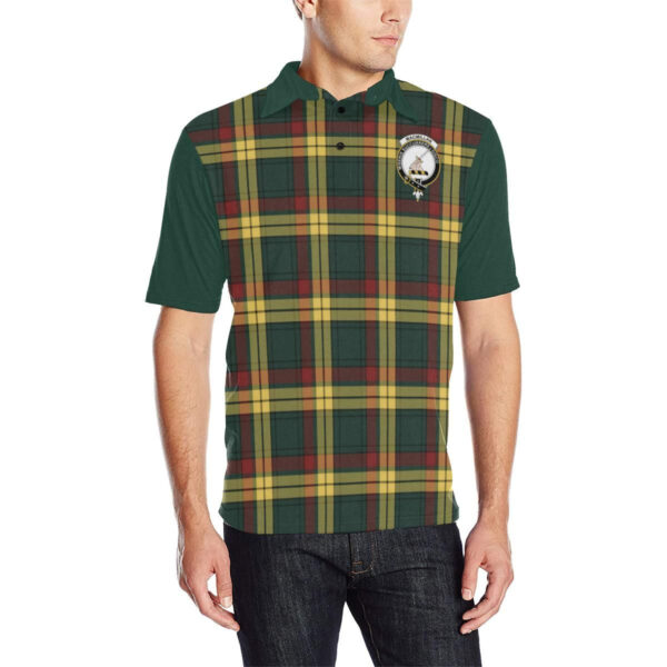 Tartan Polo, MacMillan Plaid Mens Polo Shirt - Image 3