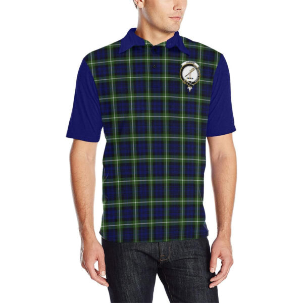 Tartan Polo, Lammie Plaid Mens Polo Shirt - Image 3