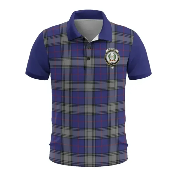 Tartan Polo, Kinnaird Plaid Mens Polo Shirt