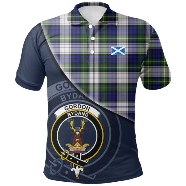 Gordon Dress Modern Clan Polo Shirt, Scottish Tartan Gordon Dress Modern Clans Polo Shirt