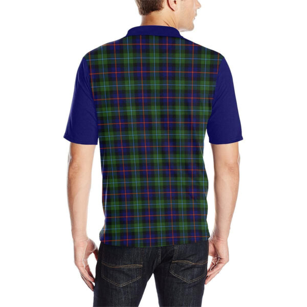 Tartan Polo, Calder Plaid Mens Polo Shirt - Image 4