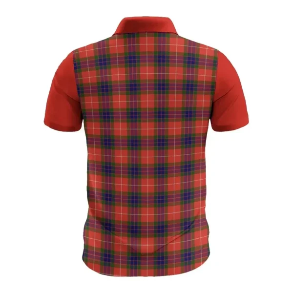 Tartan Polo, Abernethy Plaid Mens Polo Shirt - Image 2