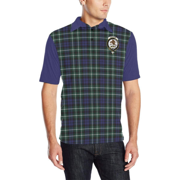 Tartan Polo, Graham Plaid Mens Polo Shirt - Image 3