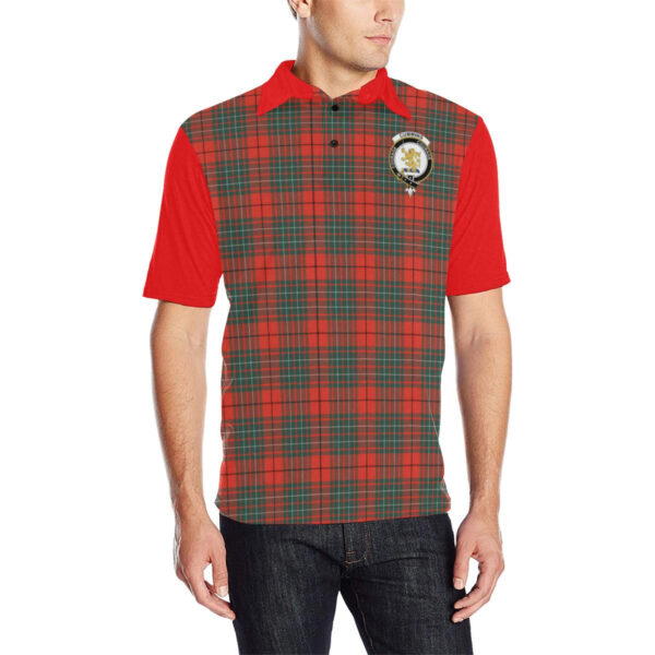 Tartan Polo, Cumming Plaid Mens Polo Shirt - Image 3