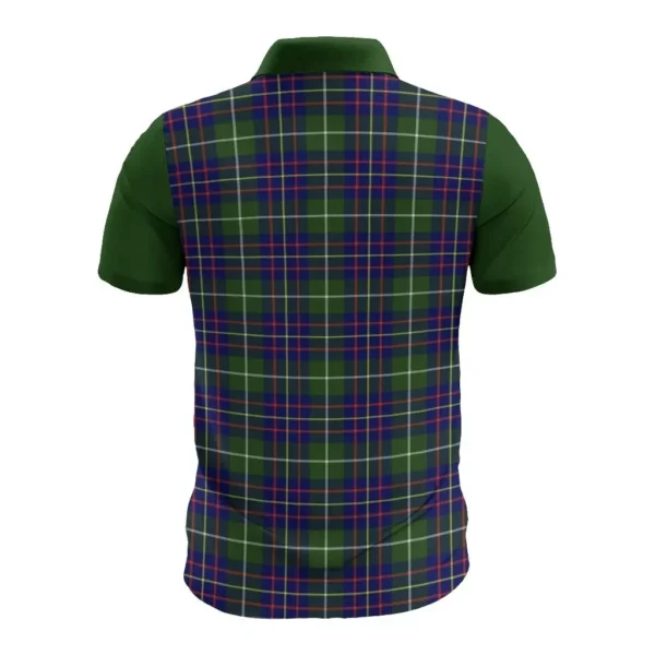 Tartan Polo, Inglis Plaid Mens Polo Shirt - Image 2