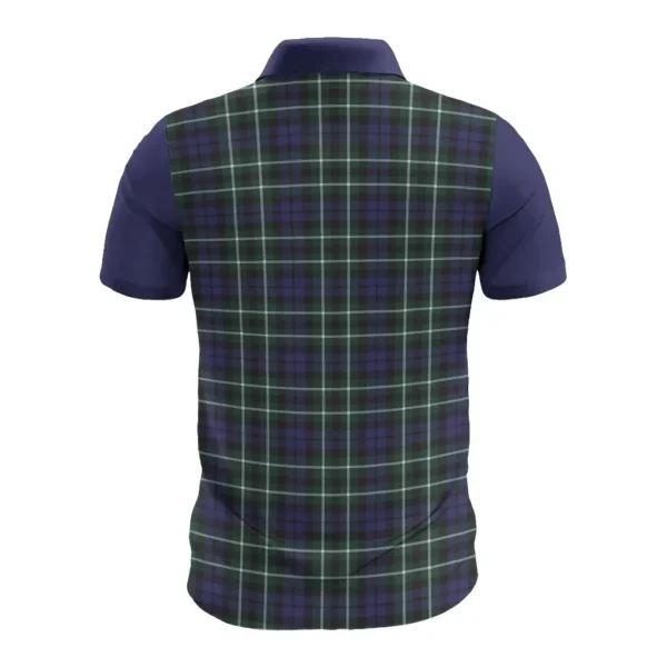 Tartan Polo, Graham Plaid Mens Polo Shirt - Image 2