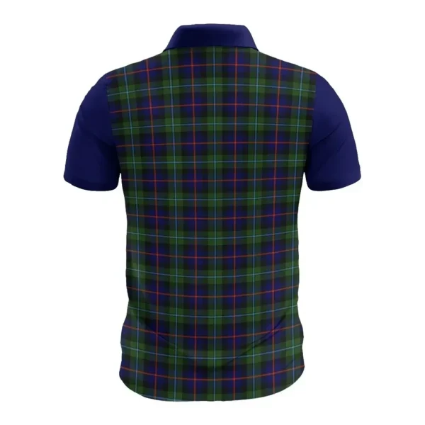 Tartan Polo, Calder Plaid Mens Polo Shirt - Image 2