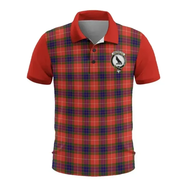 Tartan Polo, Abernethy Plaid Mens Polo Shirt