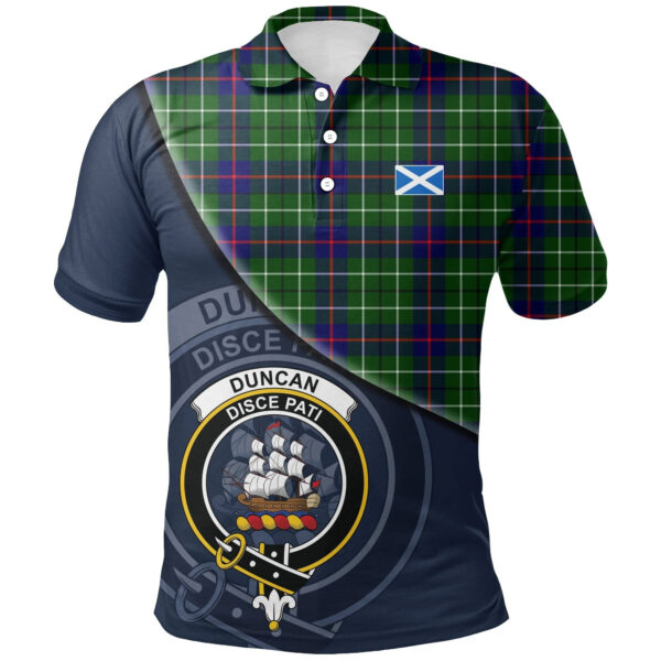 Duncan Modern Clan Polo Shirt, Scottish Tartan Duncan Modern Clans Polo Shirt