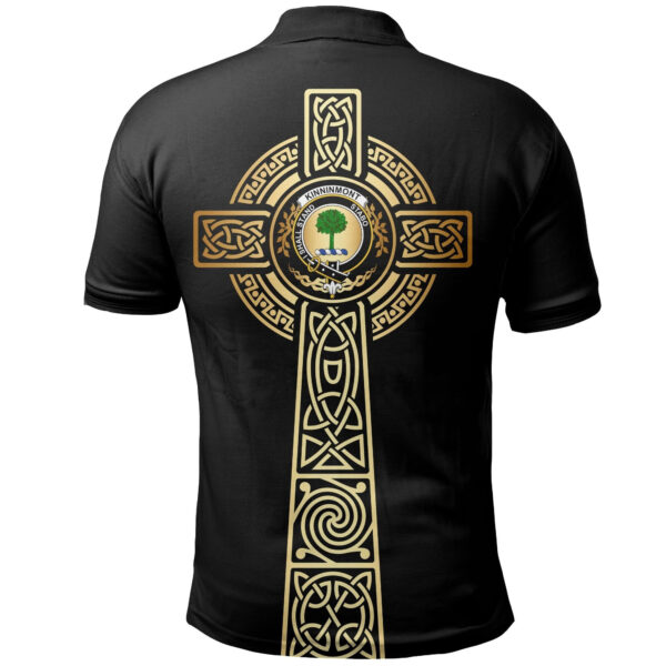 Kinninmont Clan Polo Shirt, Scottish Tartan Kinninmont Clans Polo Shirt Tree Of Life Style - Image 2