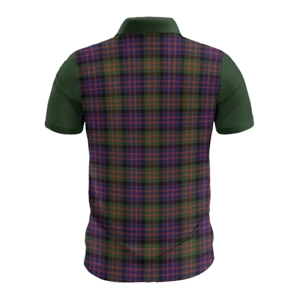 Tartan Polo, MacDonald (Clan Donald) Plaid Mens Polo Shirt - Image 2