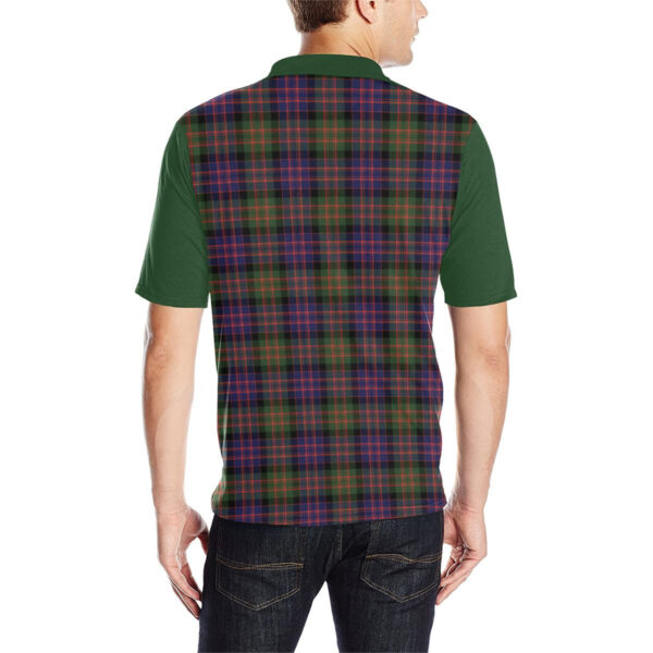 Tartan Polo, MacDonald (Clan Donald) Plaid Mens Polo Shirt - Image 4