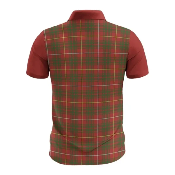 Tartan Polo, Carruthers Plaid Mens Polo Shirt - Image 2