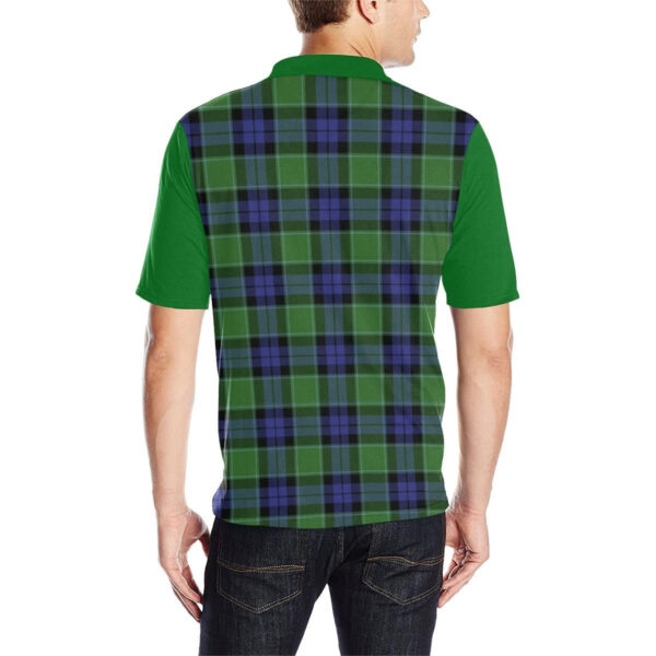 Tartan Polo, Monteith Plaid Mens Polo Shirt - Image 4