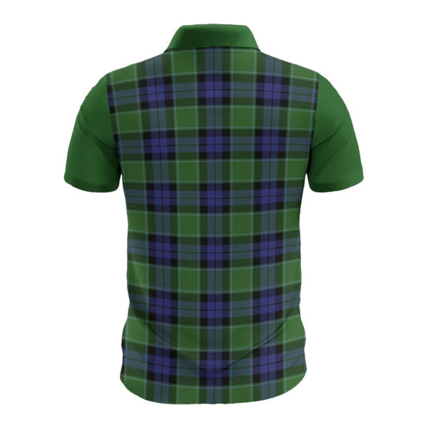 Tartan Polo, Monteith Plaid Mens Polo Shirt - Image 2