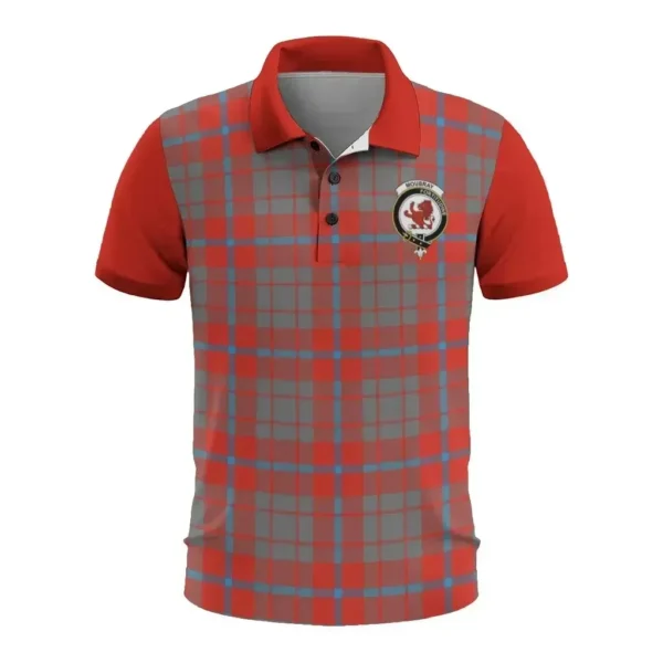 Tartan Polo, Moubray Plaid Mens Polo Shirt