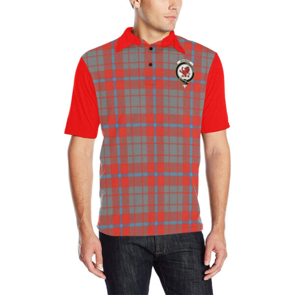 Tartan Polo, Moubray Plaid Mens Polo Shirt - Image 3