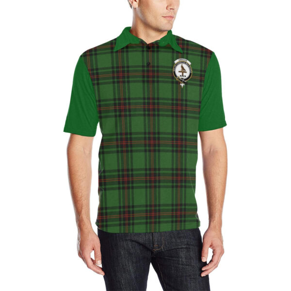 Tartan Polo, Orrock Plaid Mens Polo Shirt - Image 3