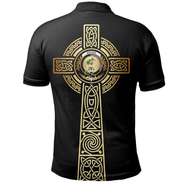 Watson Clan Polo Shirt, Scottish Tartan Watson Clans Polo Shirt Tree Of Life Style - Image 2