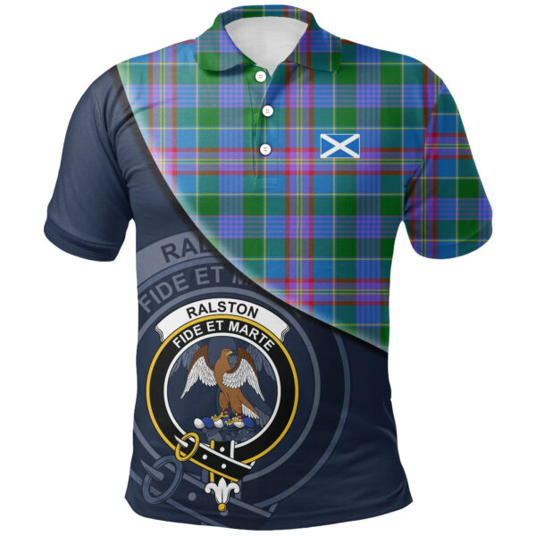 Ralston Clan Polo Shirt, Scottish Tartan Ralston Clans Polo Shirt